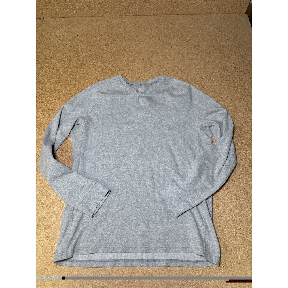 Arcteryx Sirrus Long Sleeve Henley Shirt Mens Large Gray Thermal